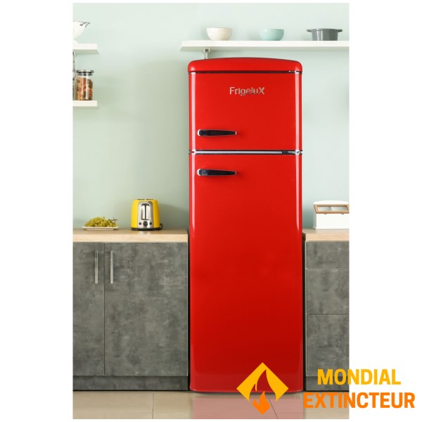 Frigelux - Réfrigérateur Double porte rétro vintage rouge