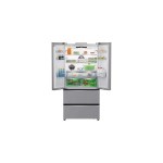 Beko - Réfrigérateur MULTI PORTE GRIS ACIER 513L
