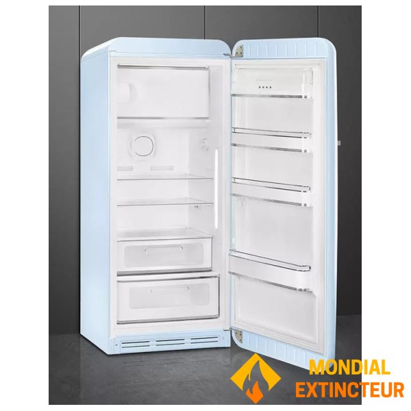 Smeg - Réfrigérateur 1 porte 270 L - bleu