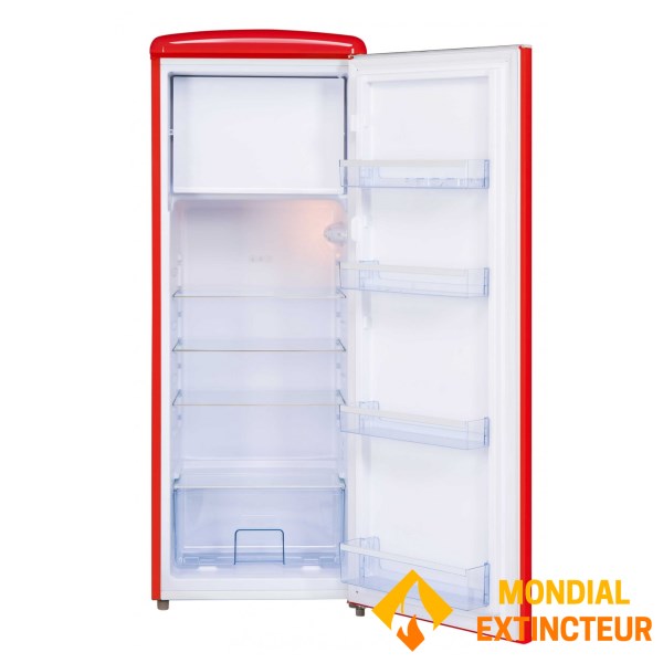 Frigelux - Réfrigérateur Retro Vintage armoire rouge 218L
