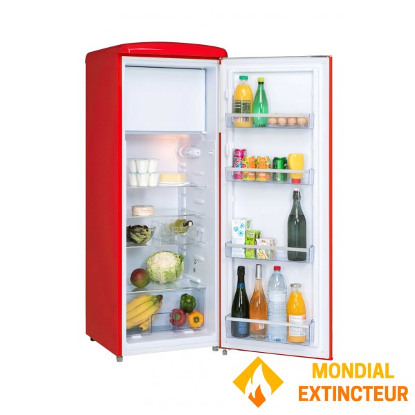 Frigelux - Réfrigérateur Retro Vintage armoire rouge 218L