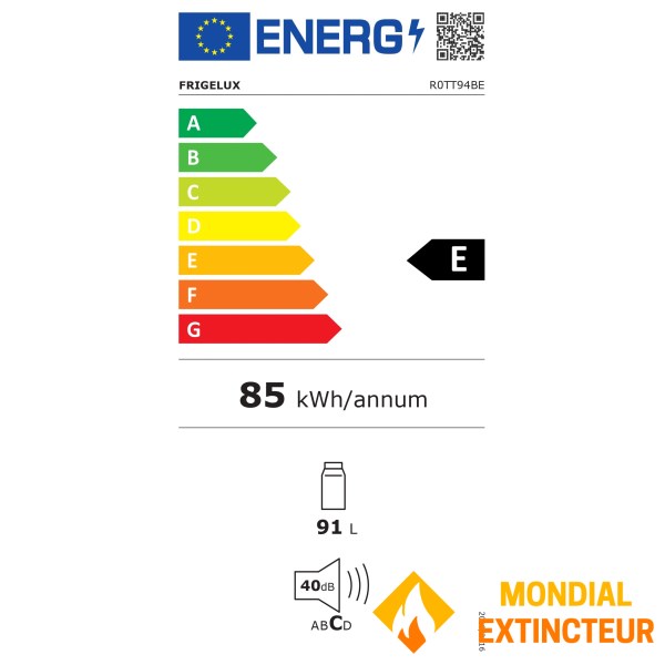 Frigelux - Réfrigérateur Table top 91 L  blanc