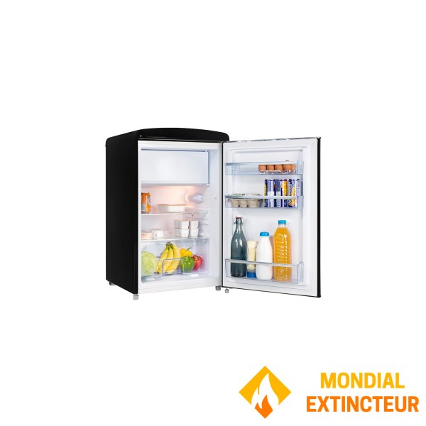 Frigelux - Réfrigérateur Table top style rétro vintage noir