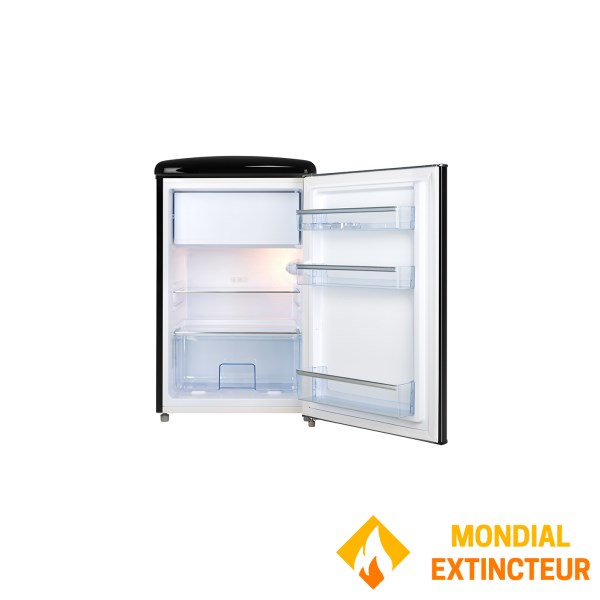 Frigelux - Réfrigérateur Table top style rétro vintage noir