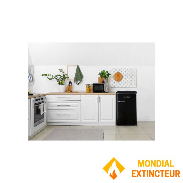 Frigelux - Réfrigérateur Table top style rétro vintage noir