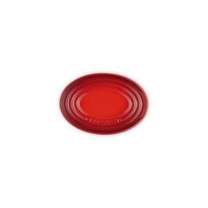 Le Creuset - Repose cuillère ovale  16 cm - cerise