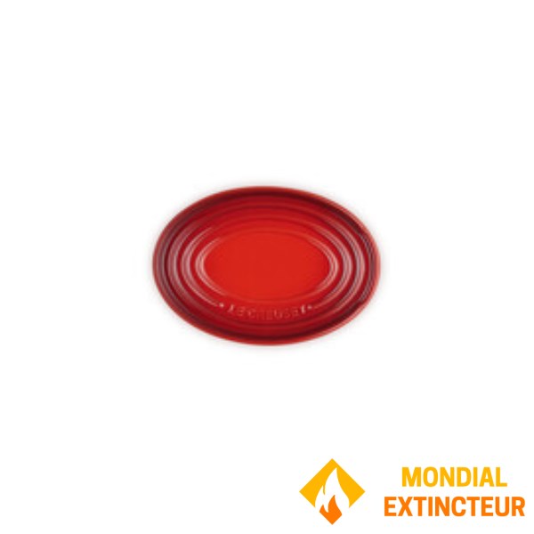 Le Creuset - Repose cuillère ovale  16 cm - cerise