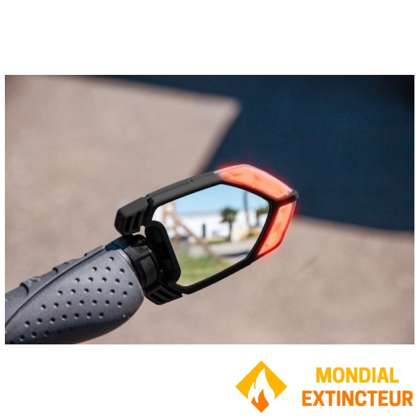 VISAIA BIKE - Rétroviseur clignotant QLIR pour vélo et trottinette