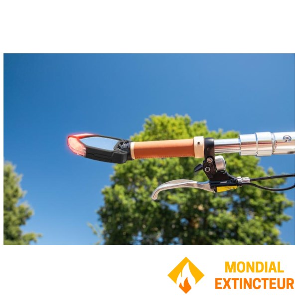 VISAIA BIKE - Rétroviseur clignotant QLIR pour vélo et trottinette