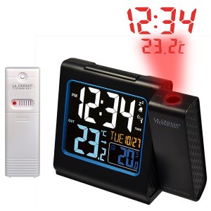 La Crosse Technology - Réveil Radio-Piloté avec projection