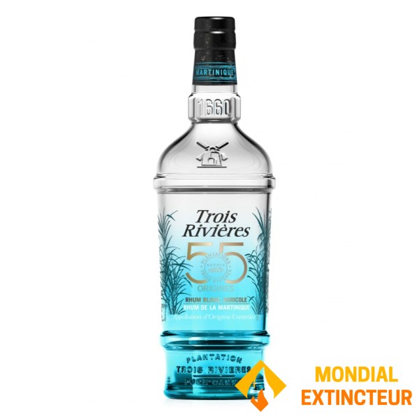 Trois Rivières - Rhum blanc 55 Origines - 1 bout