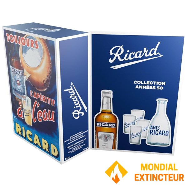 Ricard - Ricard Coffret Collection Années 50 - 70cl