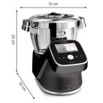 Moulinex - Robot  multifonction Companion Touch Pro XL - noir