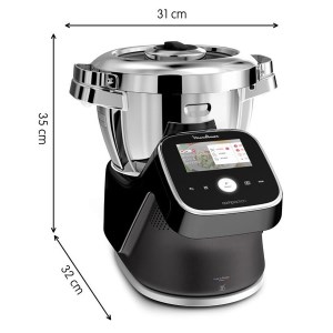 Moulinex - Robot  multifonction Companion Touch Pro XL - noir