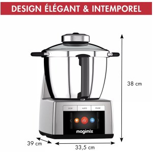 Magimix - Robot cuiseur multifonction Cook expert connect chrome