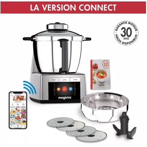 Magimix - Robot cuiseur multifonction Cook expert connect chrome