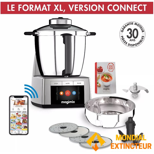 Magimix - Robot cuiseur multifonction Cook expert XL connect platine