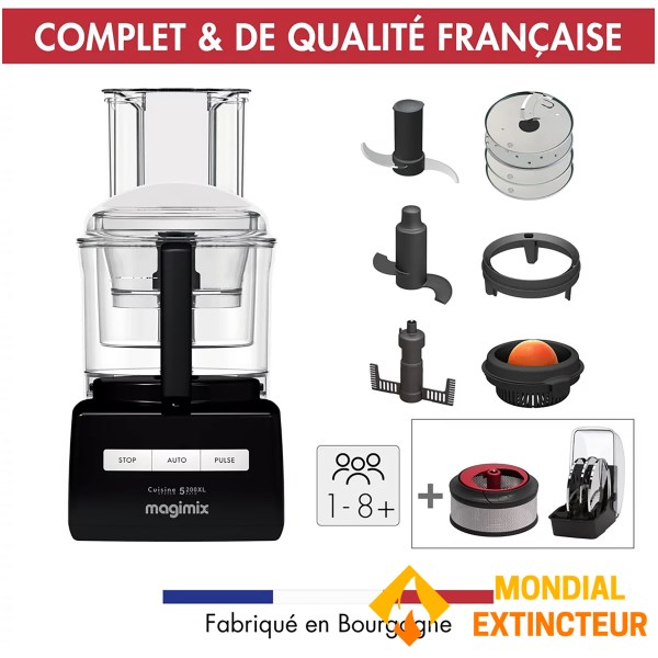 Magimix - Robot Cuisine sur socle C.S. 5200 XL Premium noir