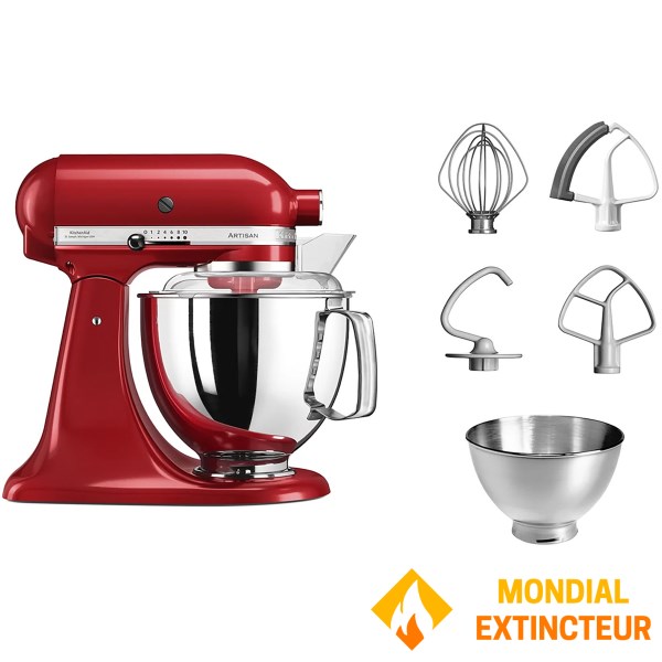 KitchenAid - Robot pâtissier Artisan accessoires - rouge empire
