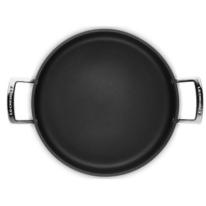 Le Creuset - Rondeau  Les Forgées avec couvercle 28 cm Noir