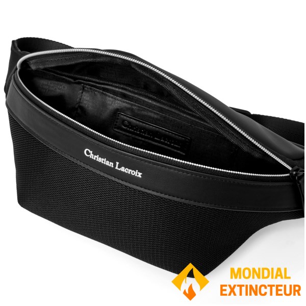 Christian Lacroix - Sac banane Whiteline noir