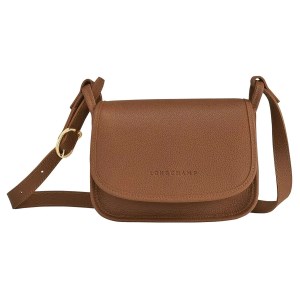 Longchamp - Sac bandoulière  Le Foulonné S caramel