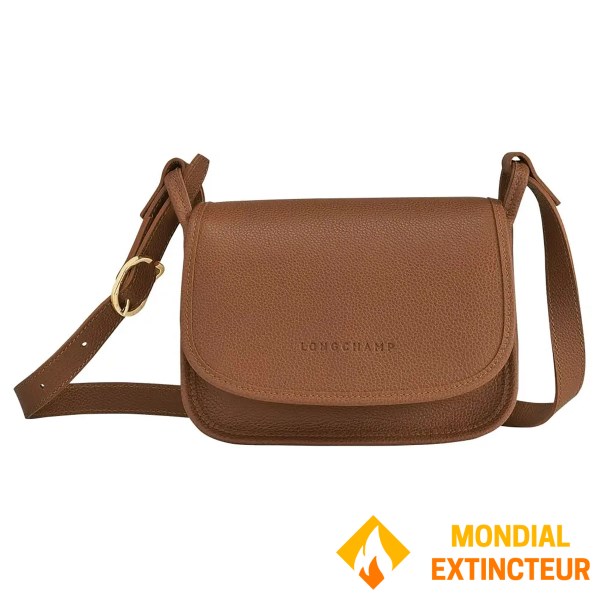 Longchamp - Sac bandoulière  Le Foulonné S caramel
