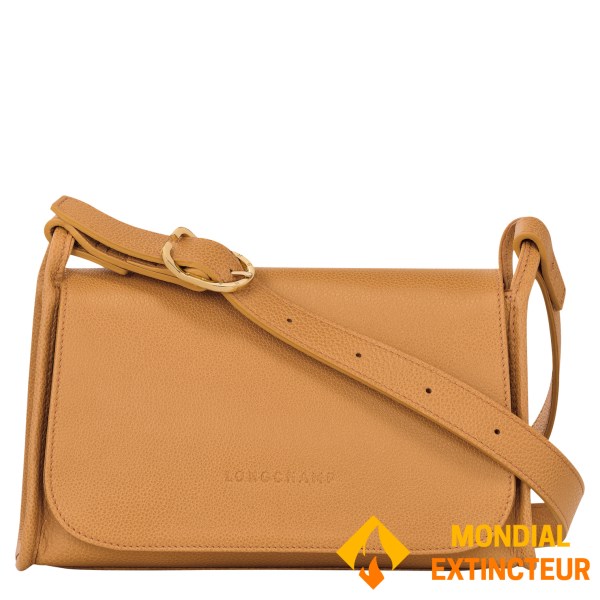 Longchamp - Sac bandoulière  Le Foulonné M noix