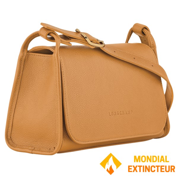 Longchamp - Sac bandoulière  Le Foulonné M noix