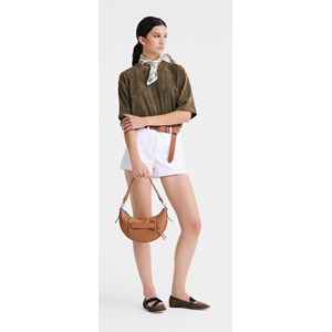 Longchamp - Sac bandoulière Longchamp 3D S naturel