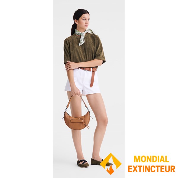 Longchamp - Sac bandoulière Longchamp 3D S naturel