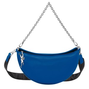 Longchamp - Sac bandoulière Smile S bleu électrique