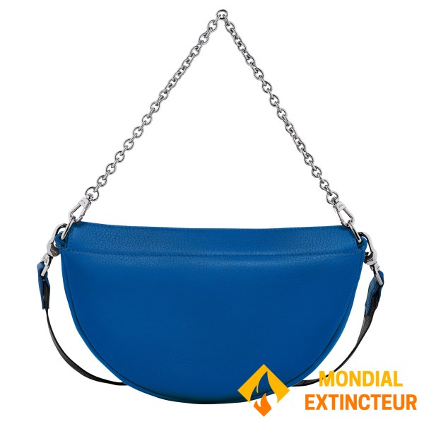 Longchamp - Sac bandoulière Smile S bleu électrique