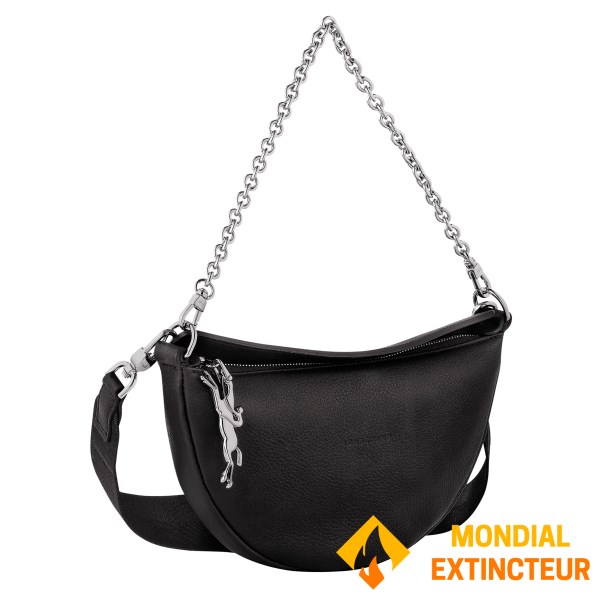 Longchamp - Sac bandoulière Smile S noir
