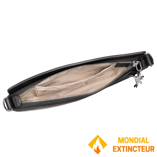 Longchamp - Sac bandoulière Smile S noir