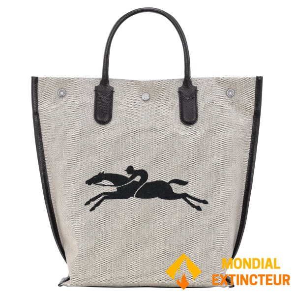 Longchamp - Sac cabas Essential M écru