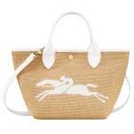 Longchamp - Sac cabas Le Panier Pliage S blanc
