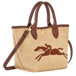 Longchamp - Sac cabas Le Panier Pliage S brun