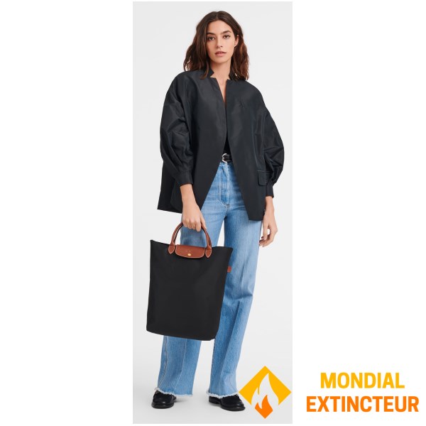 Longchamp - Sac cabas Le Pliage M noir