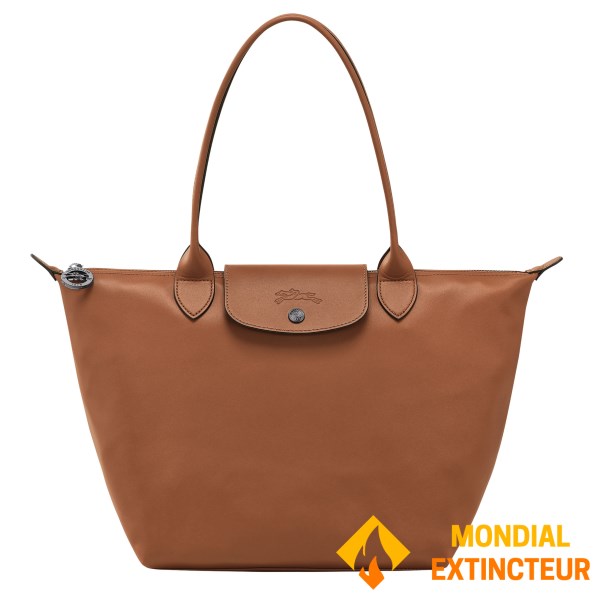 Longchamp - Sac cabas  Le Pliage Xtra M cognac