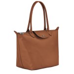 Longchamp - Sac cabas  Le Pliage Xtra M cognac