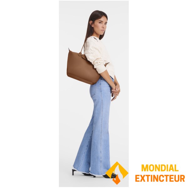 Longchamp - Sac cabas  Le Pliage Xtra M cognac