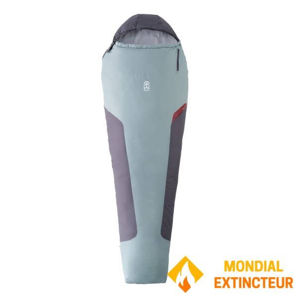 Wilsa - Sac de couchage   Light Trail 1200 Gris et vert