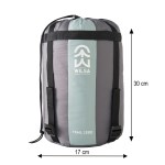 Wilsa - Sac de couchage   Light Trail 1200 Gris et vert
