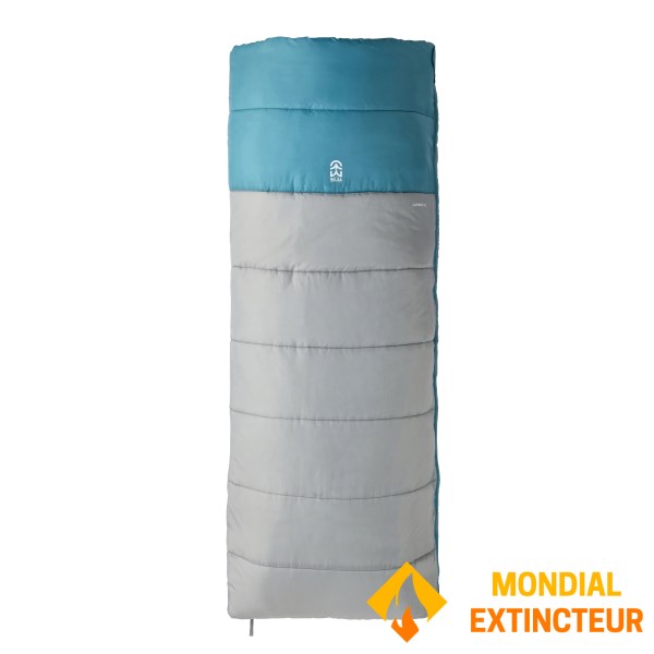 Wilsa - Sac de couchage   Loisir Carnac XL Gris et bleu