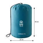 Wilsa - Sac de couchage   Loisir Carnac XL Gris et bleu