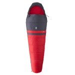 Wilsa - Sac de couchage Verdon gris et rouge