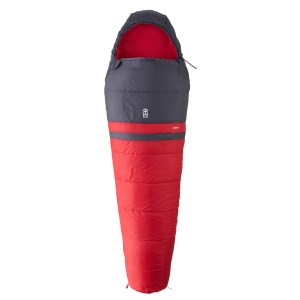 Wilsa - Sac de couchage Verdon gris et rouge