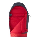 Wilsa - Sac de couchage Verdon gris et rouge