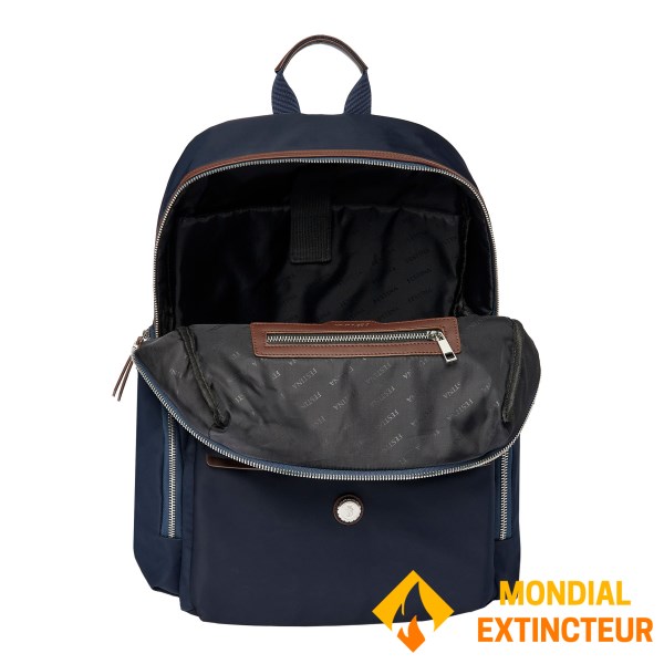 Festina - Sac à dos Button navy et marron